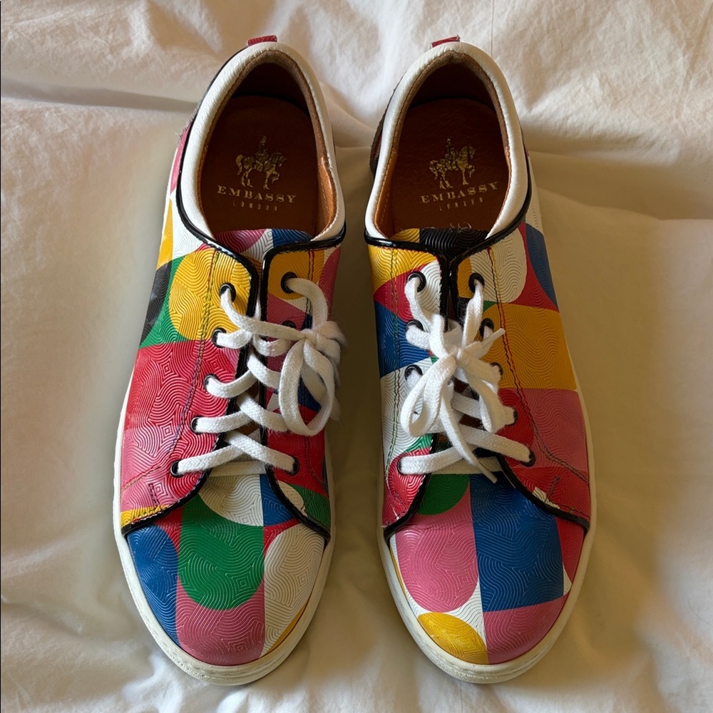 Embassy London Pink and Groovy Sneakers Women’s 38 US 7.5